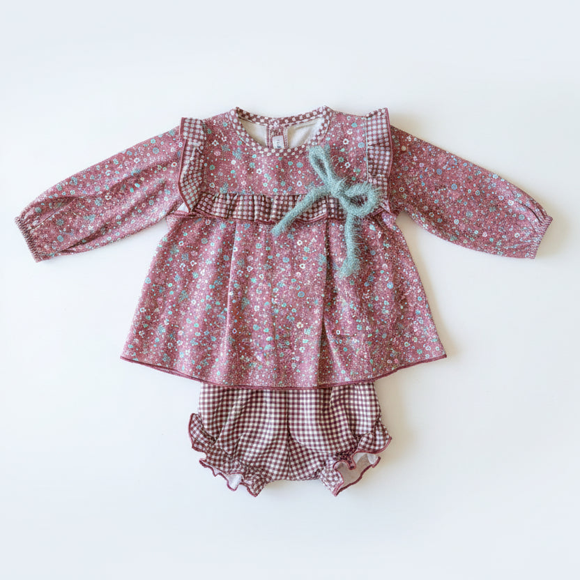 JESUSITO FLORAL CON LAZO EN CUERDA