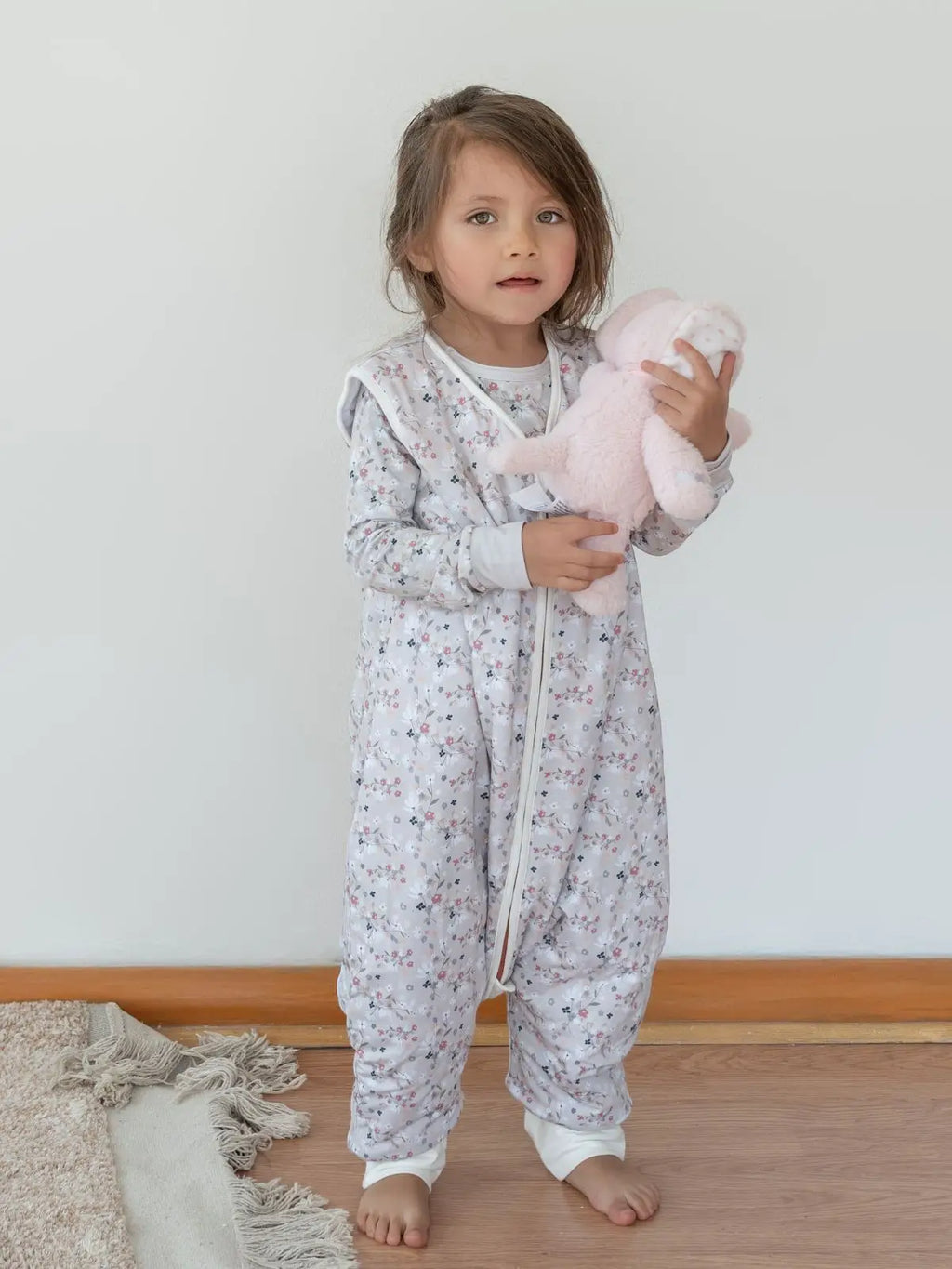 SACO DE DORMIR CON PIES FLORAL