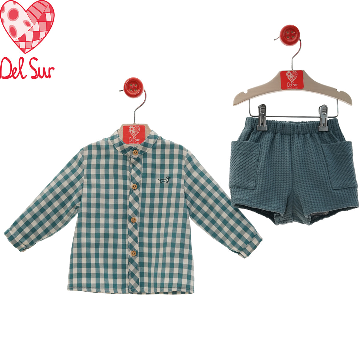 CONJUNTO CAMISA Y PANTALON PANA