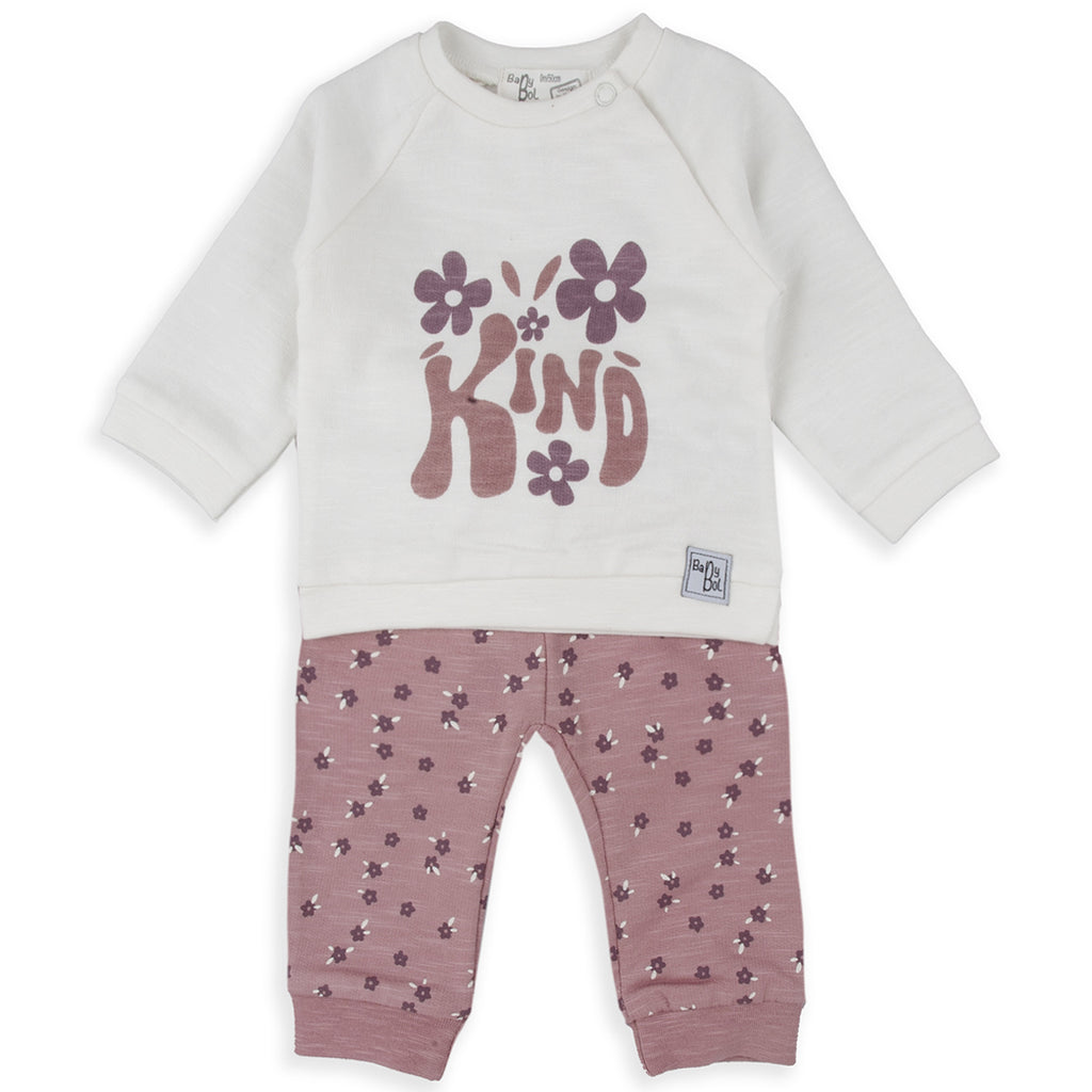 SUDADERA Y PANTALON LILA