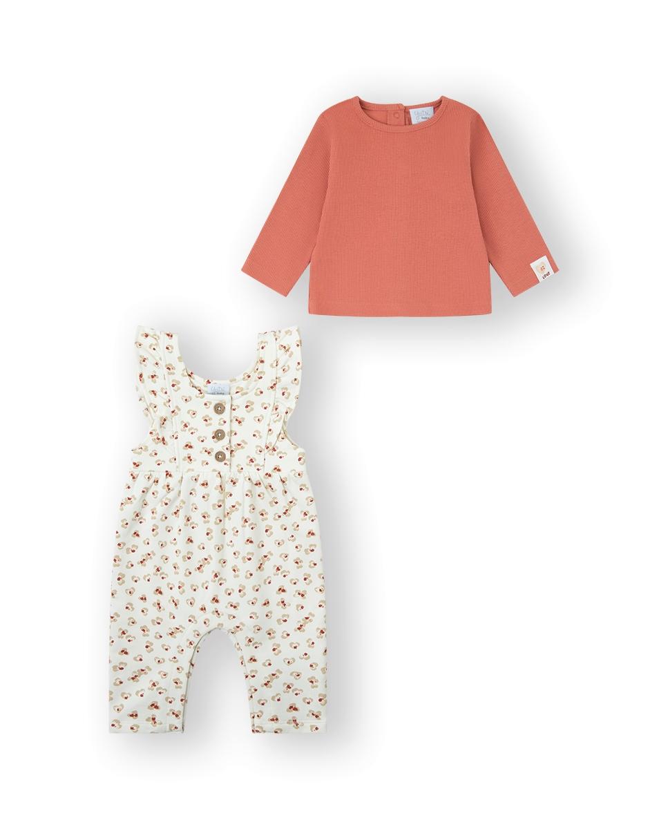 CONJUNTO PETO Y CAMISETA FLORAL