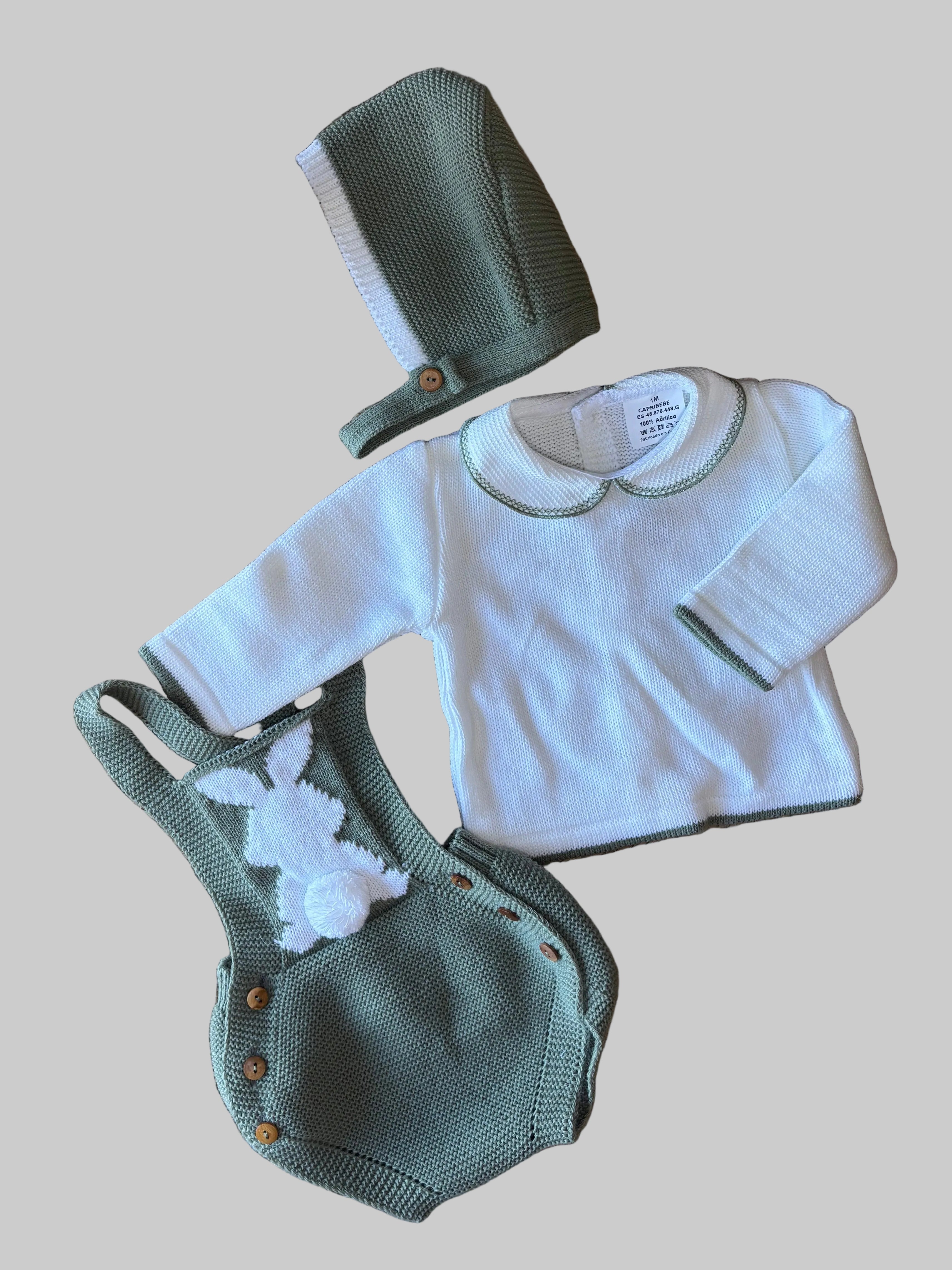 CONJUNTO 3 PIEZAS CONEJITO