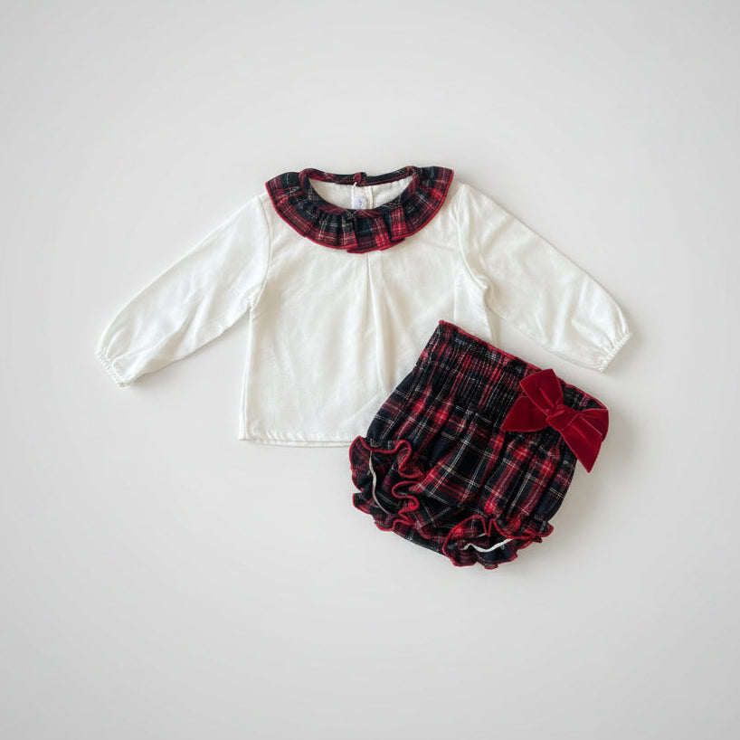 CONJUNTO POLOLO Y CAMISA ESCOCES