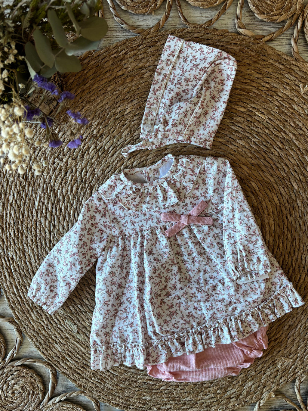 JESUSITO 3 PIEZAS FLORAL