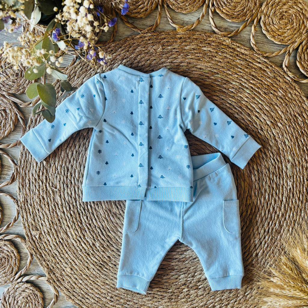 CONJUNTO PANTALÓN Y SUDADERA AZUL