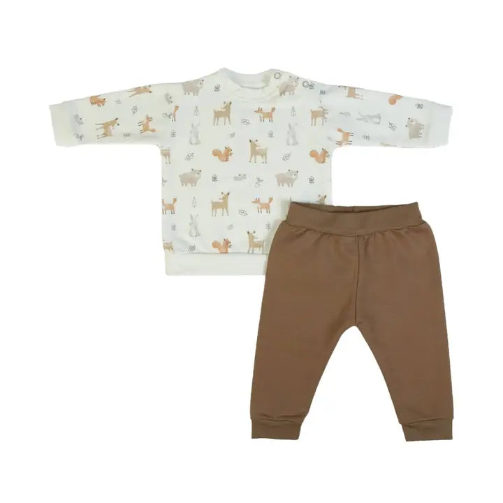 CONJUNTO SUDADERA Y PANTALÓN BOSQUE