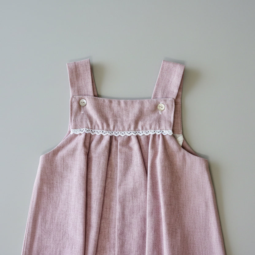 PETO ALGODÓN ROSA Y PUNTILLA