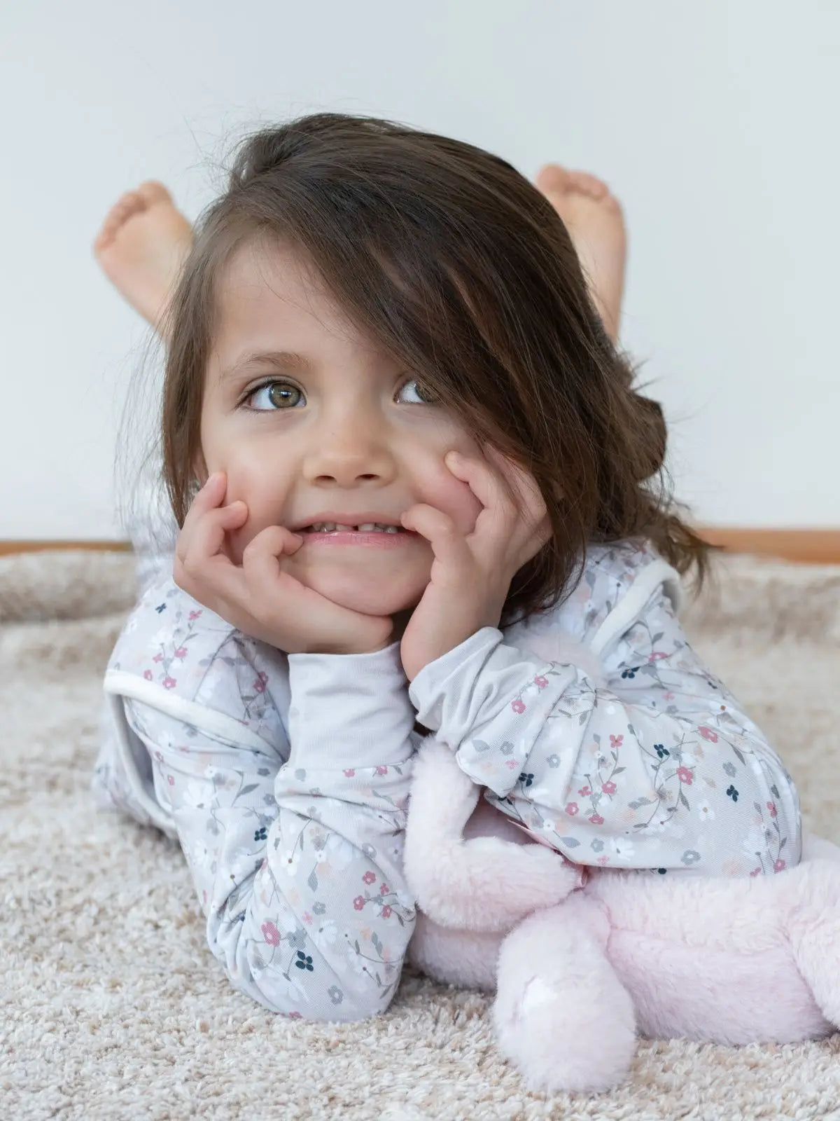 SACO DE DORMIR CON PIES FLORAL