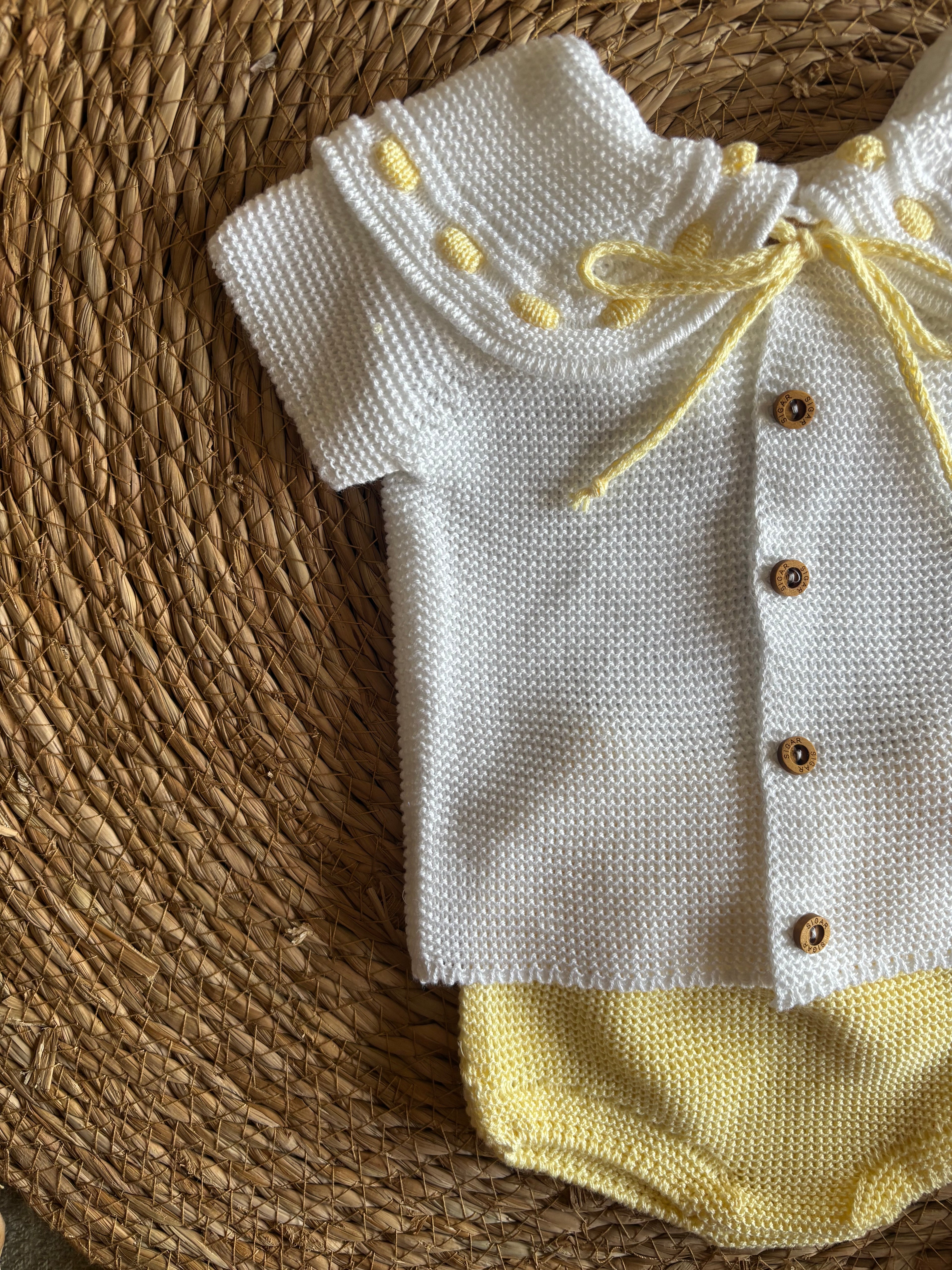 CONJUNTO CORDÓN SIGAR AMARILLO