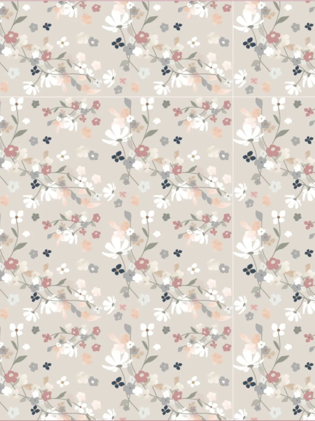 SACO DE DORMIR CON PIES FLORAL