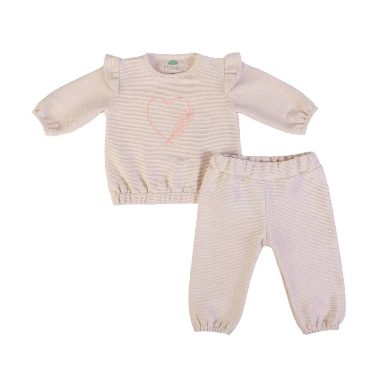 CONJUNTO SUDADER Y PANTALON CORAZÓN