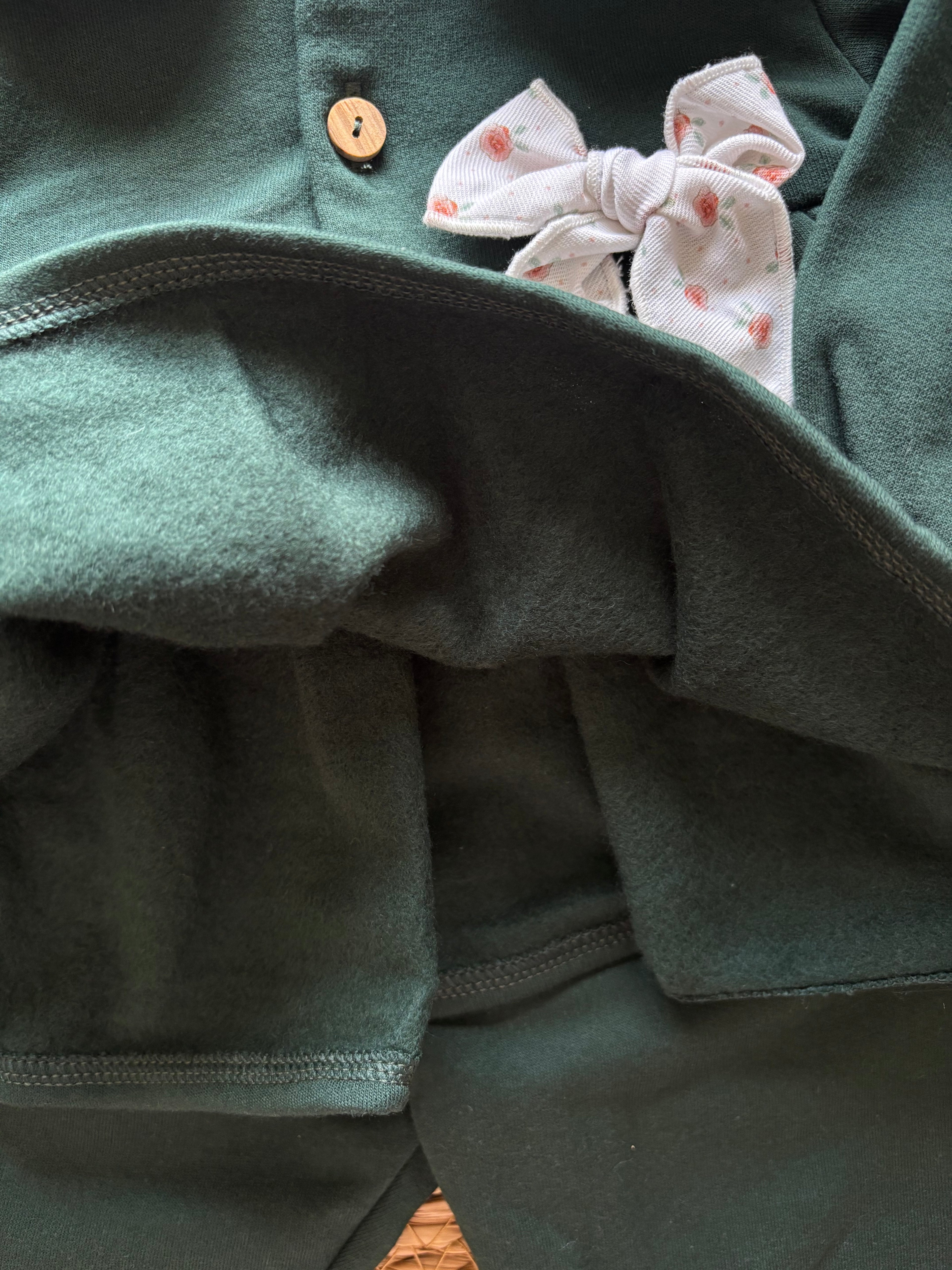 CHANDAL CON FORRO POLAR VERDE BOTELLA