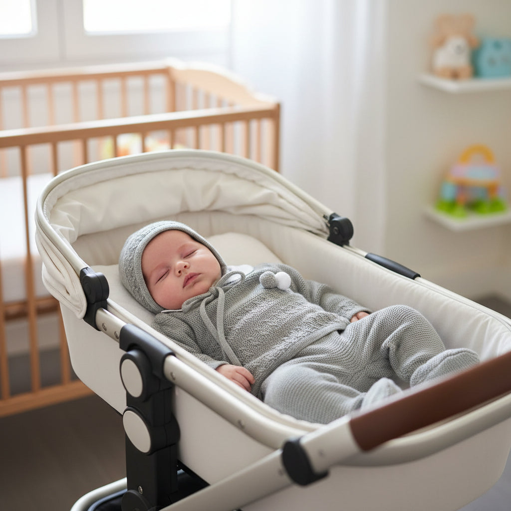 CONJUNTO PUNTO BEBE POMPON