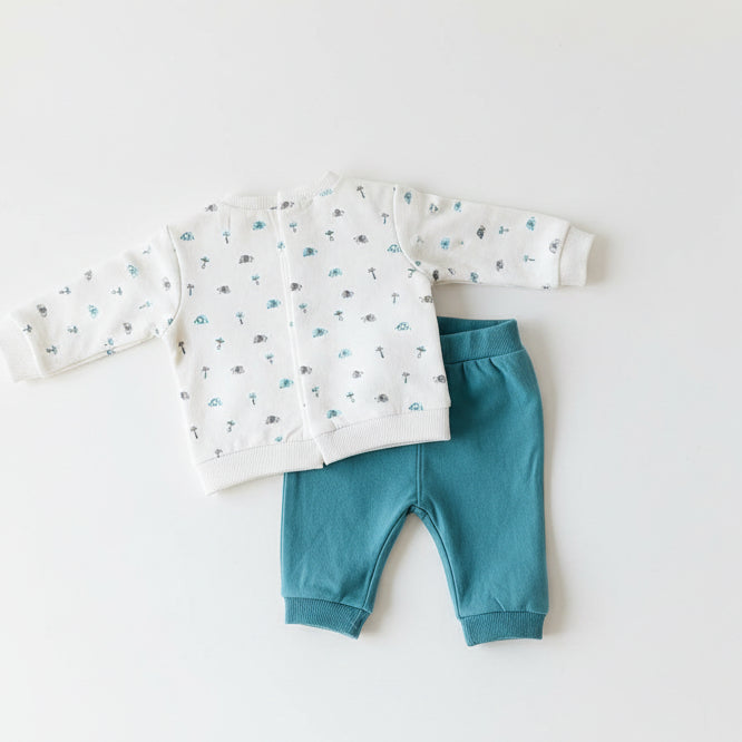 CONJUNTO SUDADERA Y PANTALÓN BEBE