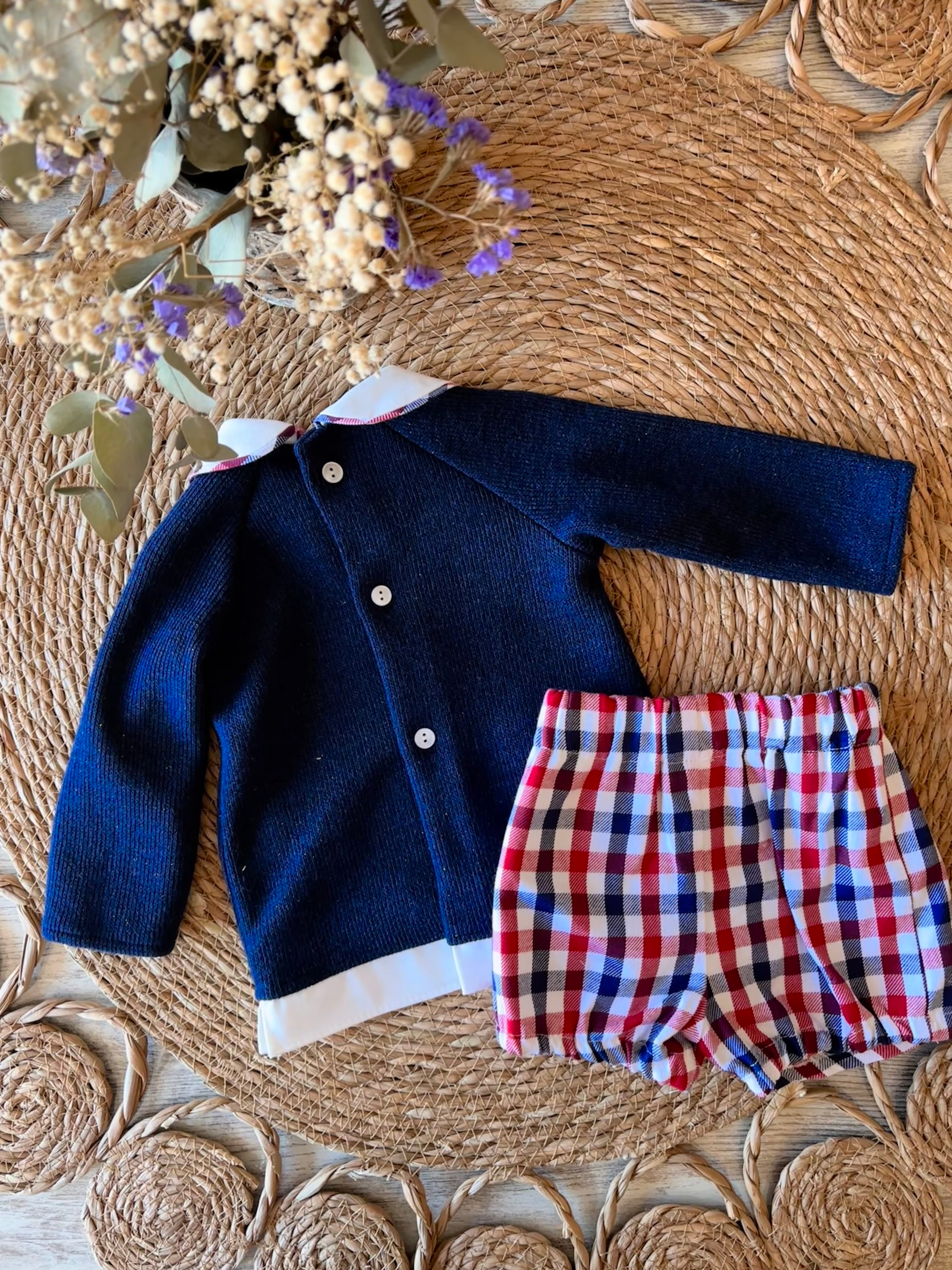 CONJUNTO PANTALÓN Y JERSEY MARINO