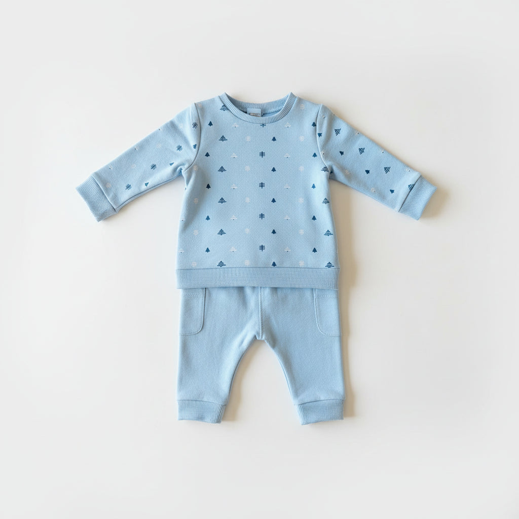 CONJUNTO PANTALÓN Y SUDADERA AZUL