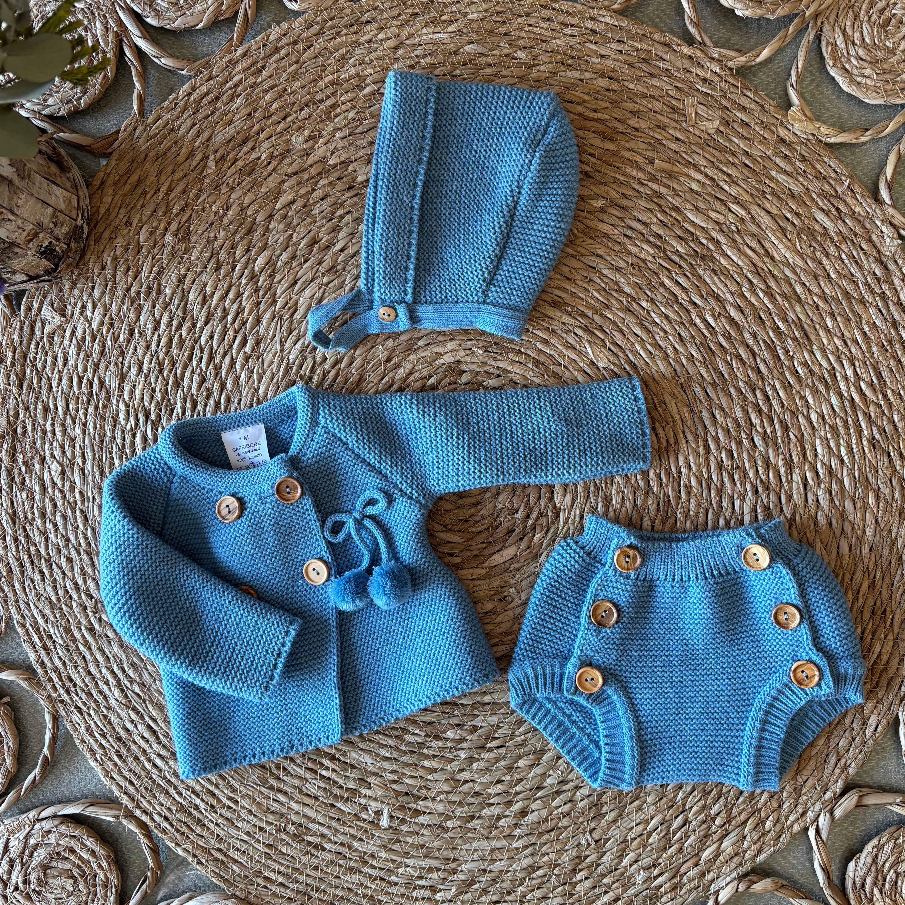 CONJUNTO 3 PIEZAS ENCANTO PETROLEO