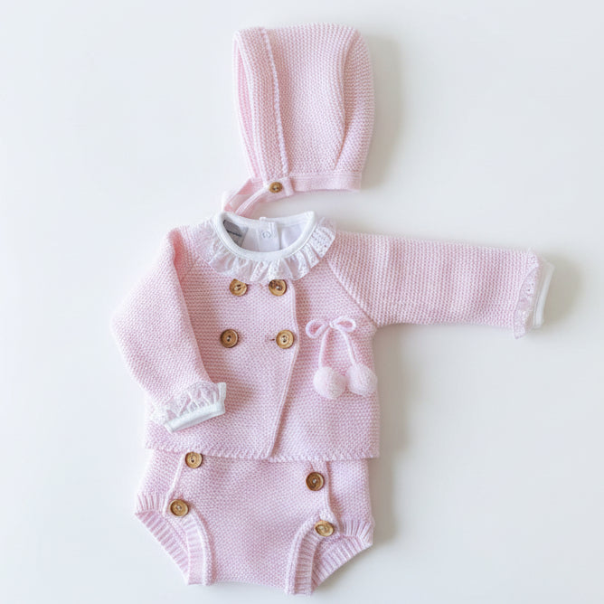 CONJUNTO 3 PIEZAS DULZURA ROSITA