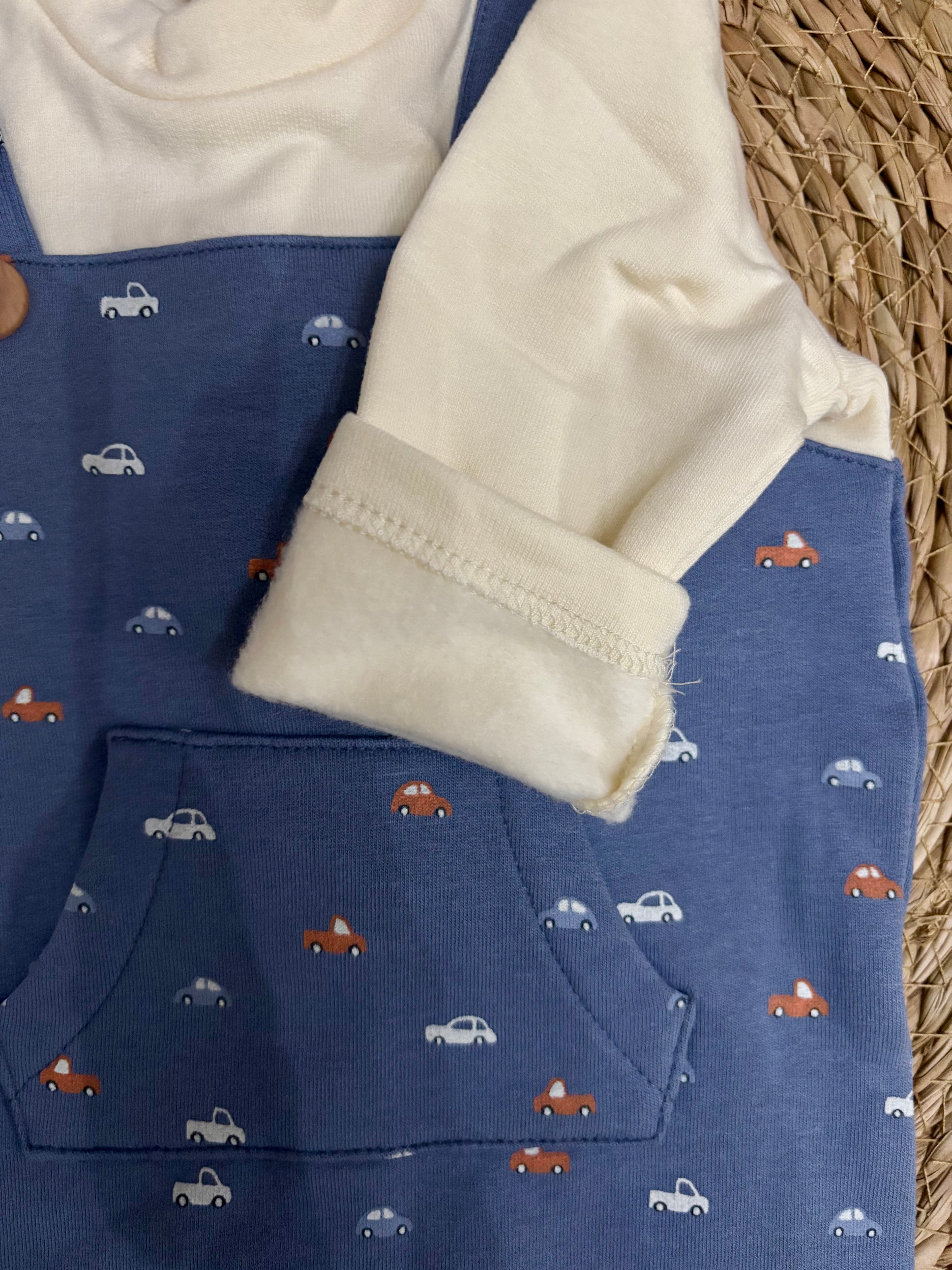 PETO ENTERIZO FORRO POLAR COCHES