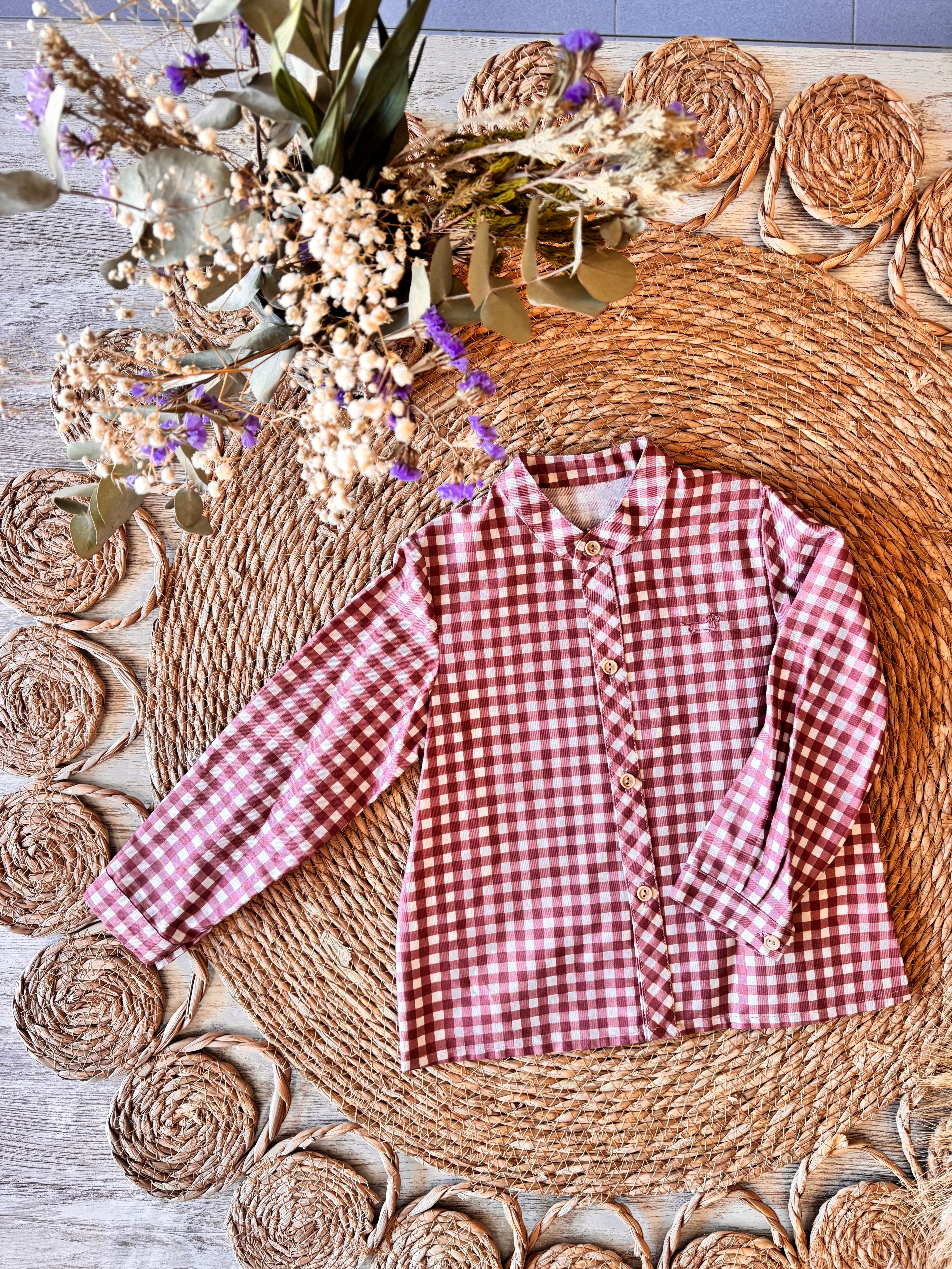 CONJUNTO CAMISA Y PANTALON PANA