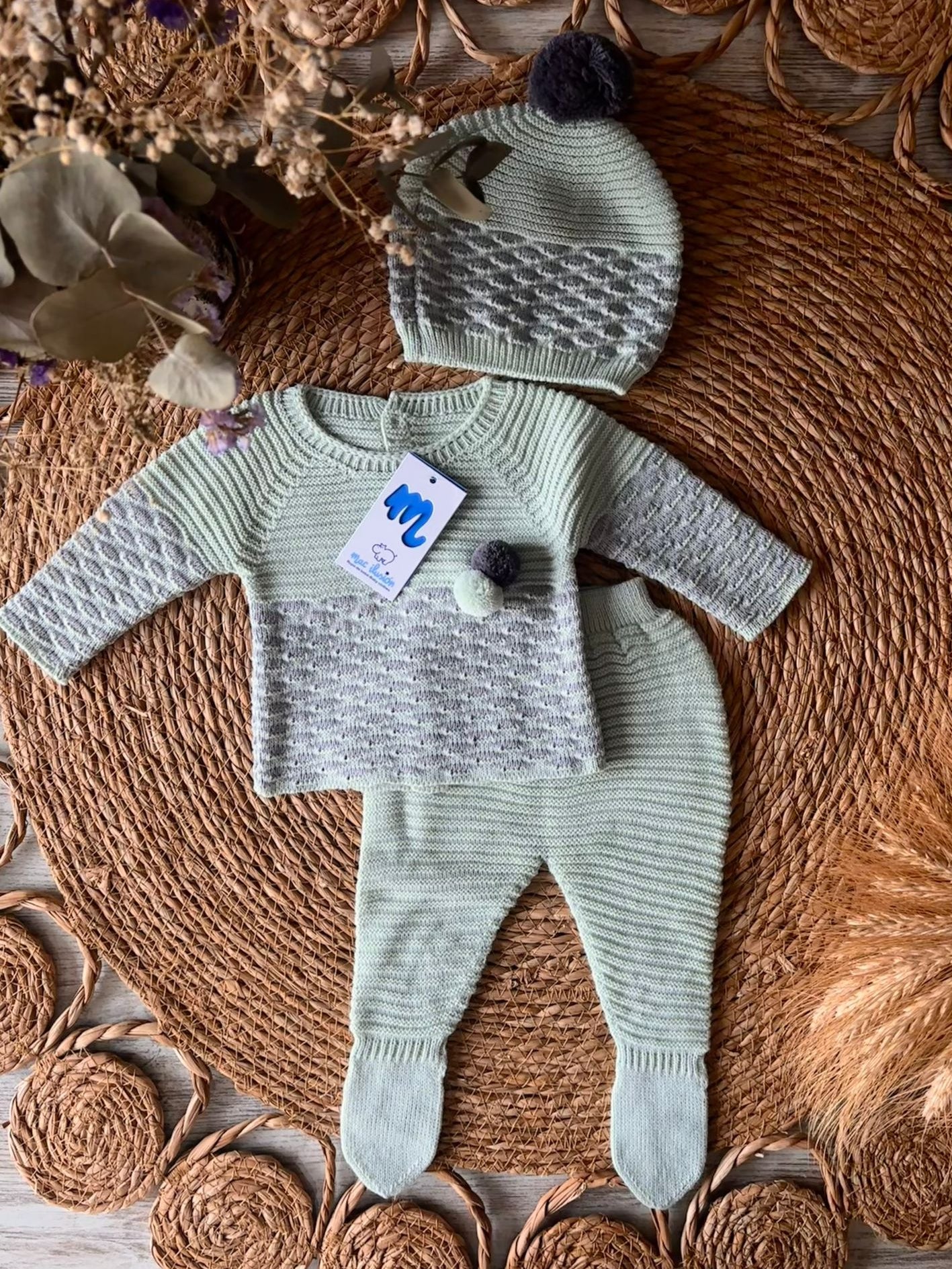 CONJUNTO 3 PIEZAS LUNA