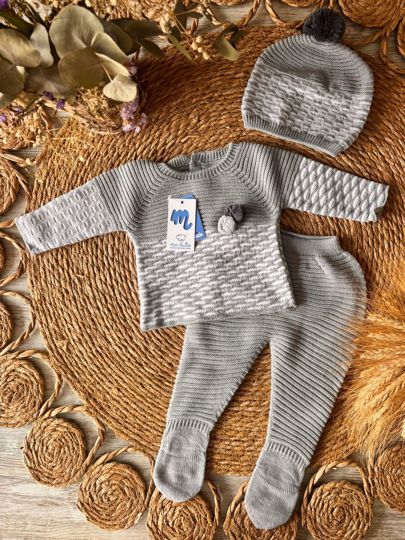 CONJUNTO 3 PIEZAS LUNA