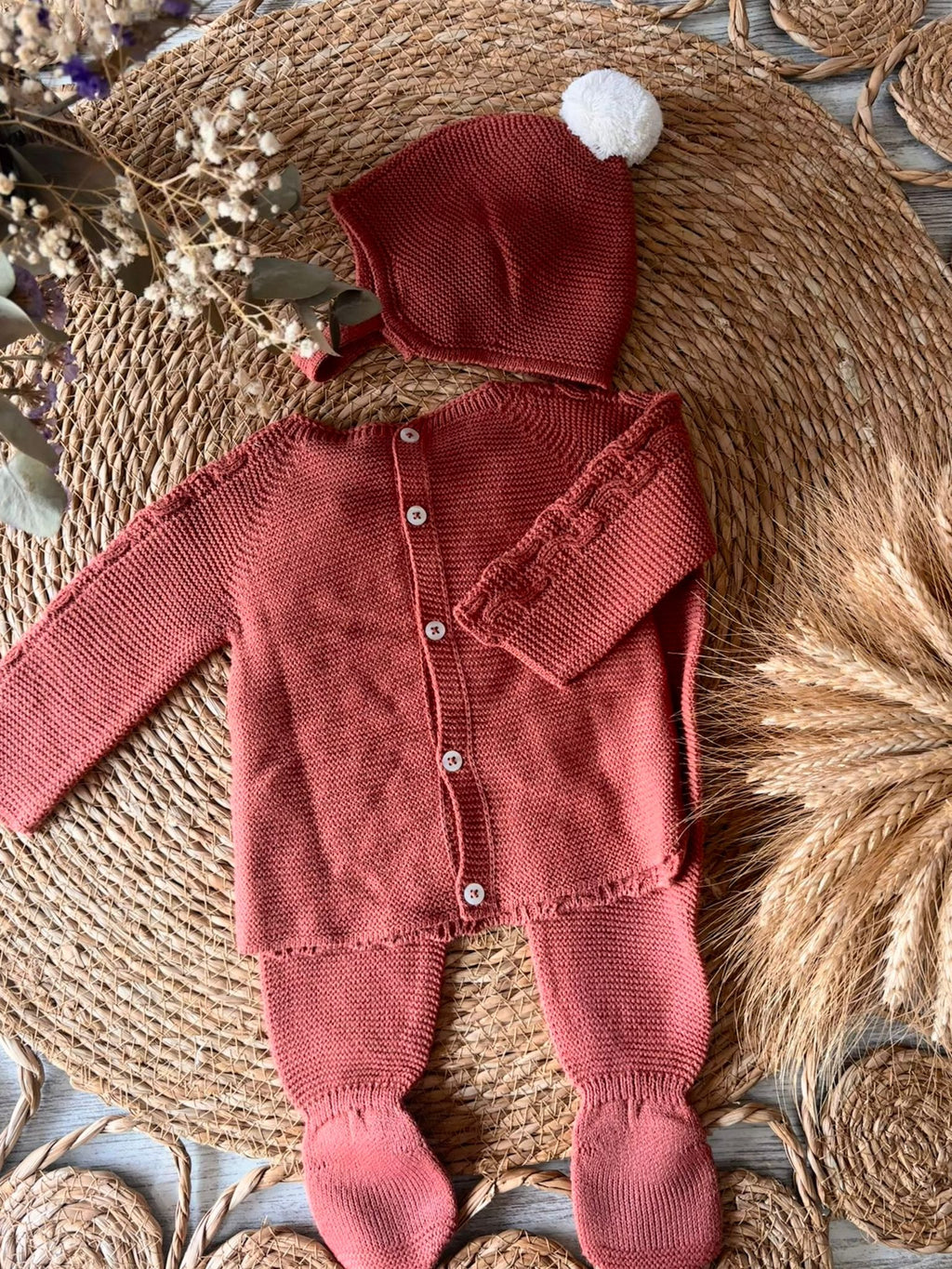 CONJUNTO 3 PIEZAS NUEZ