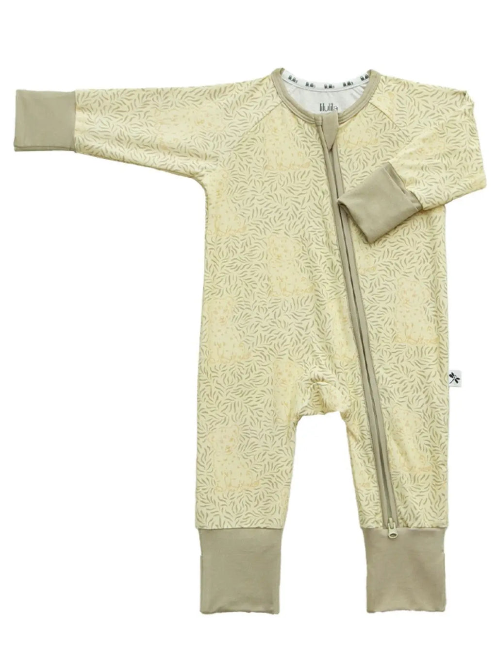 PIJAMA DE BAMBÚ CON CREMALLERA BABY LION