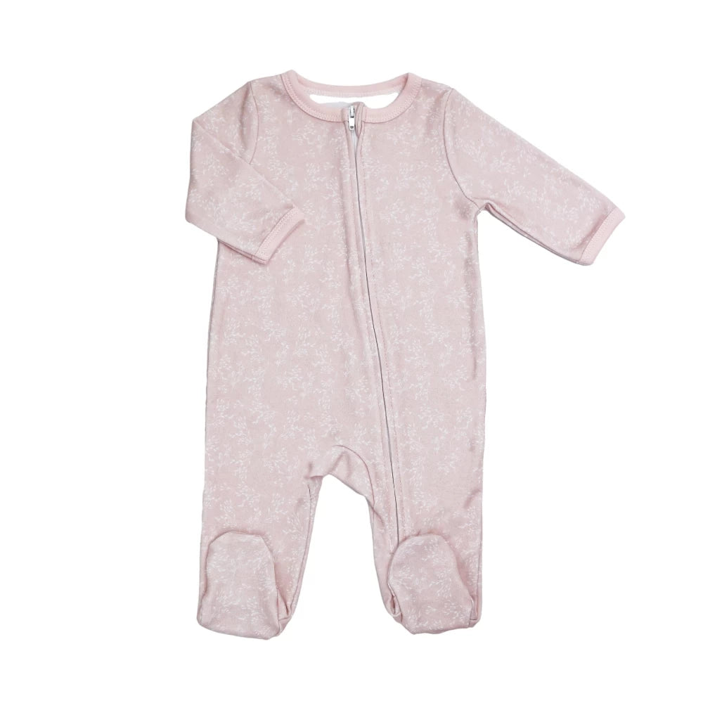 PIJAMA ALGODÓN CON CREMALLERA ROSA
