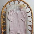 PIJAMA ALGODÓN CON CREMALLERA ROSA