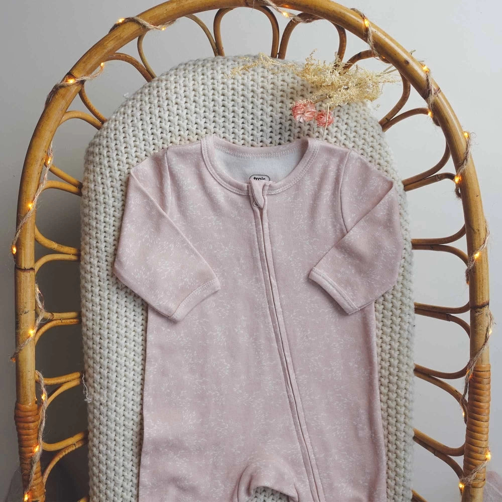 PIJAMA ALGODÓN CON CREMALLERA ROSA